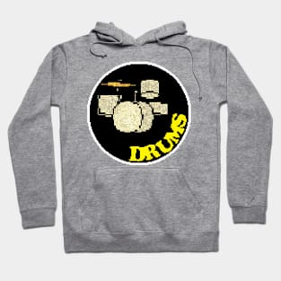 Rock Battle Card Game Drums Icon Hoodie